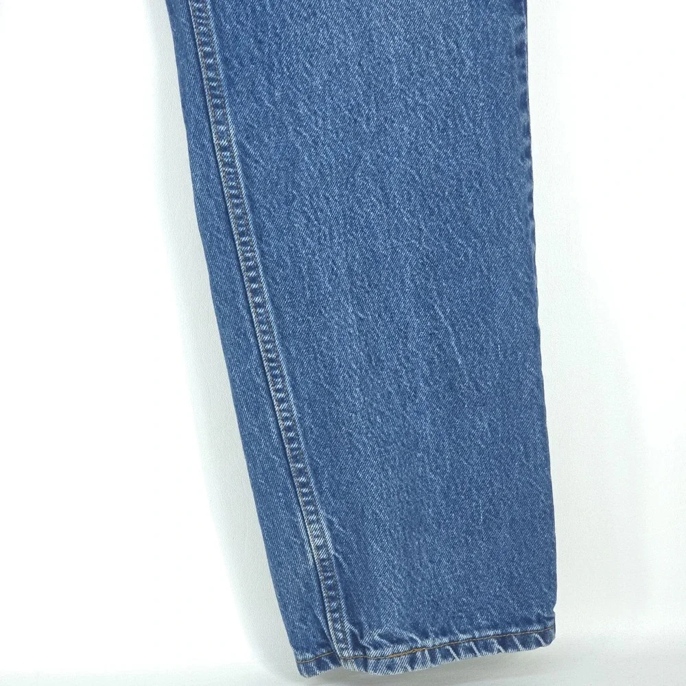 Levi's 505 Orange Tab Jeans Men's 36x32 Classic Medium Wash Vintage 90s Whiskers